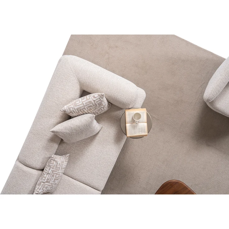 Sitzgruppe/Sofa Set - Wohnzimmergarnitur "Olvina" 3+3+1-Beige – Bild 9