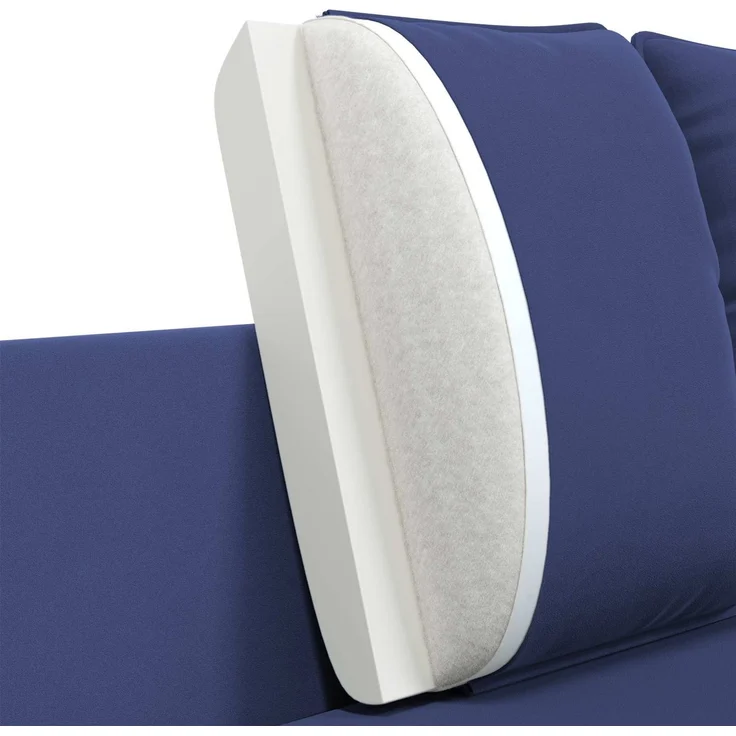 vidaXL 3-Sitzer-Sofa Polizeiblau 222 x 81 x 89 cm Samt 42048654 – Bild 8