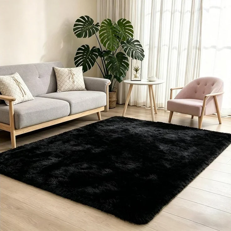 MCC direct Hochflor-Teppich Hochflor-Teppich – luxuriöser Flauschteppich - 7 Größen & 7 Farben – Bild 1