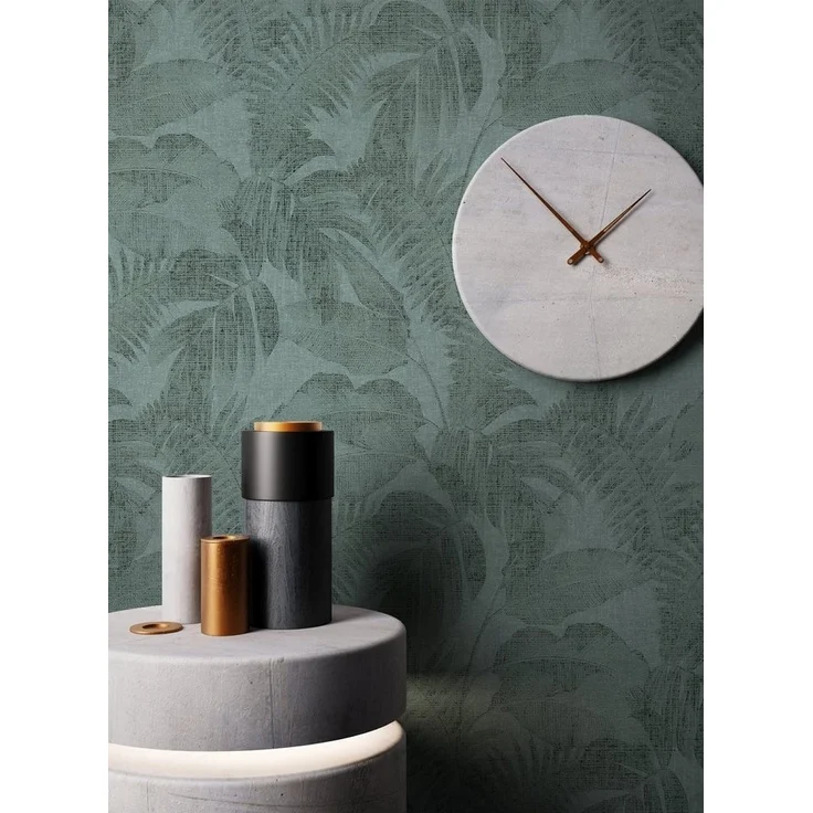 Newroom Vliestapete, Grün Tapete Dschungel Floral - Blumentapete Mustertapete Dunkelgrün Blätter Modern für Schlafzimmer Wohnzimmer Küche, Blumentapete, Mustertapete – Bild 2
