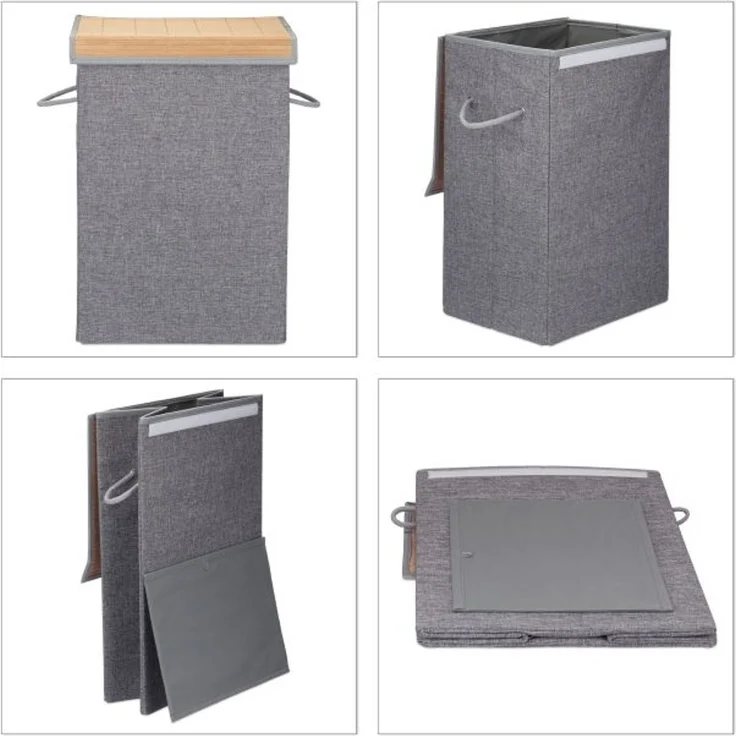 Wäschekorb mit Klettdeckel – Bild 8