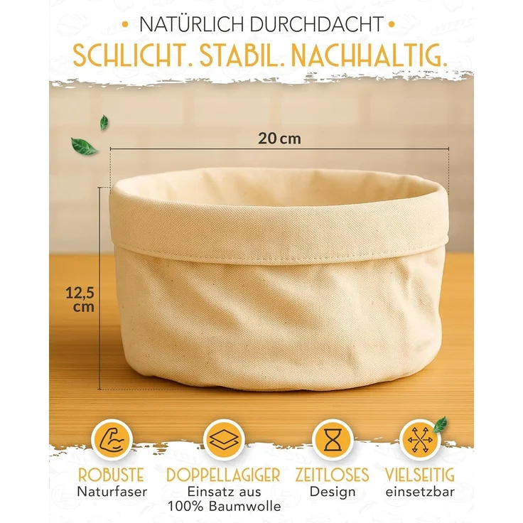 Krustenzauber Brotkasten Moderner Brotkorb & Brotkasten zur Brotaufbewahrung für frisches Brot – Bild 3