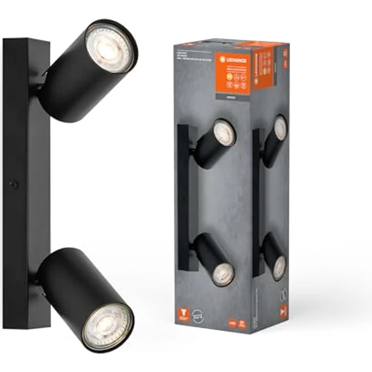 LEDVANCE LED-Spot Octagon GU10 Schwarz 2x3,4W 927 DIM – Bild 2