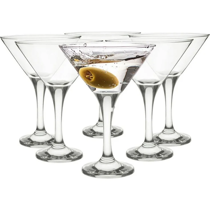 6 Martinigläser 175ml Martinischalen Cocktailschale Cocktailgläser – Bild 1