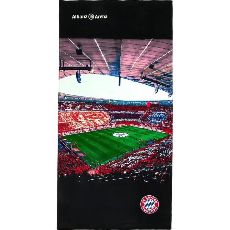 FC Bayern München Duschtuch Strandtuch Arena, Baumwolle (1-St)