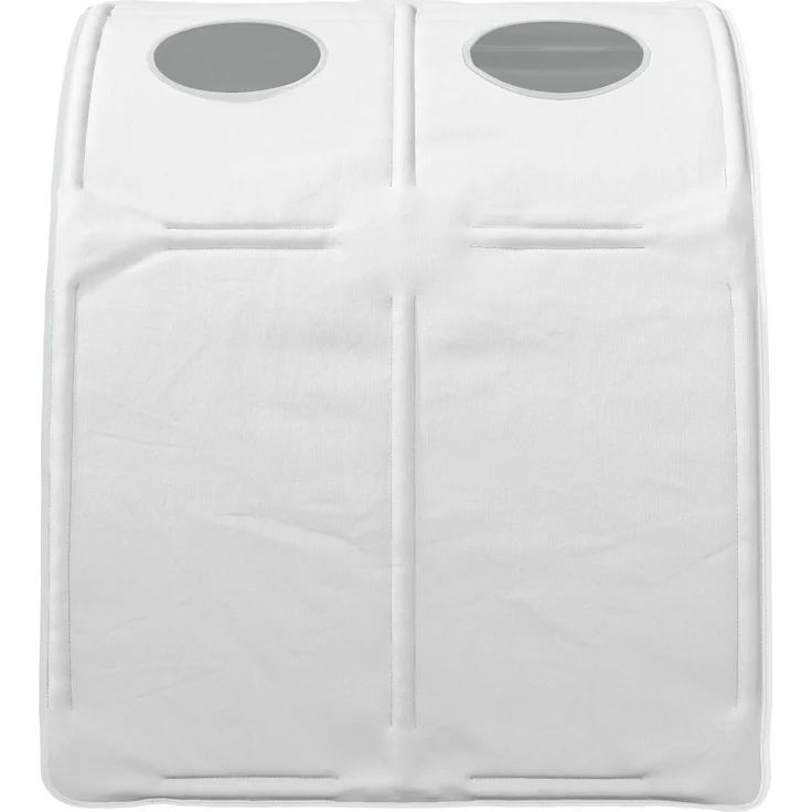 vidaXL Bettunnel 2 pcs Weiß 211 x 67,5 x 2 cm Polyester 893714 – Bild 7