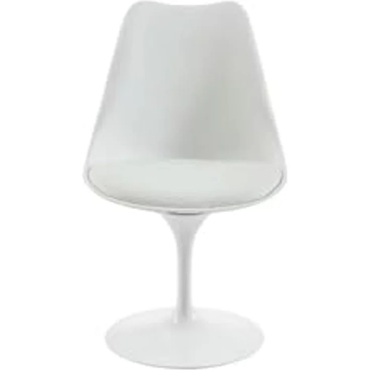 Vente-unique - XAFY Stuhl Plastik BlauWeiß - B 56,5 cm x H 82 cm x L 49 cm – Bild 4