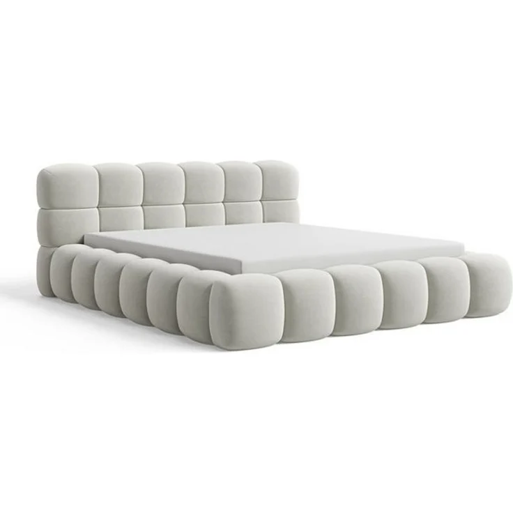Chilly Möbel Polsterbett Stone Samt Stoff 180x200 cm mit Stauraum Velluto 02 – Bild 4