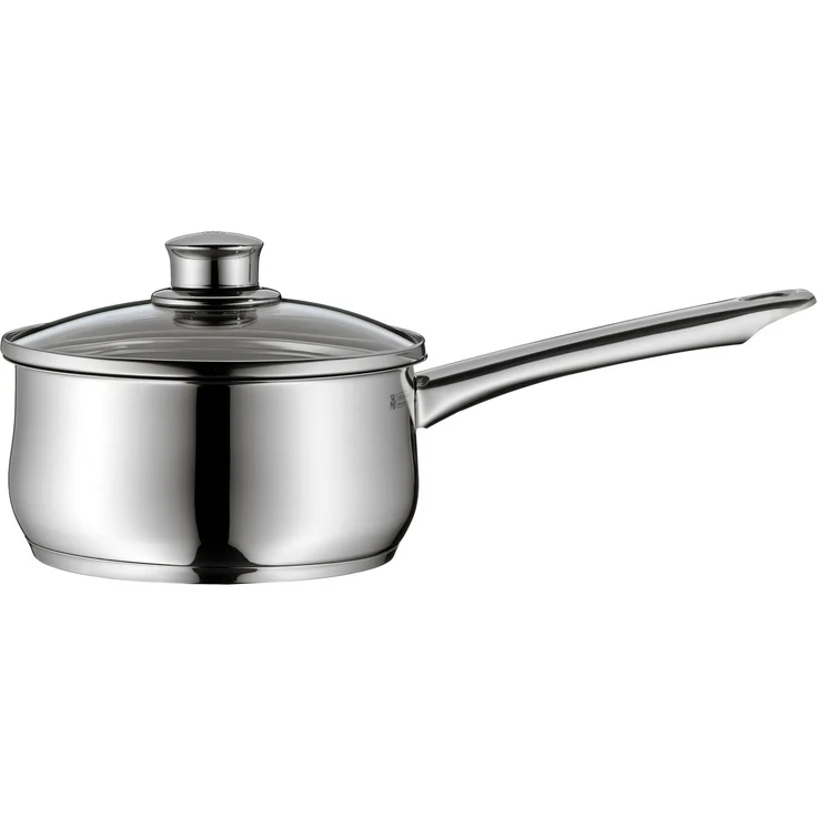 WMF Kasserolle Diadem Plus, Cromargan® Edelstahl Rostfrei 18/10 (2-tlg), breiter Schüttrand, außergewöhnliches Design, spülmaschinengeeignet – Bild 1