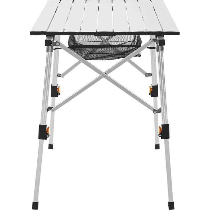 Juskys 'Picco' Campingtisch, klappbar, höhenverstellbar - Aluminium silber, 90x52 cm – Bild 9