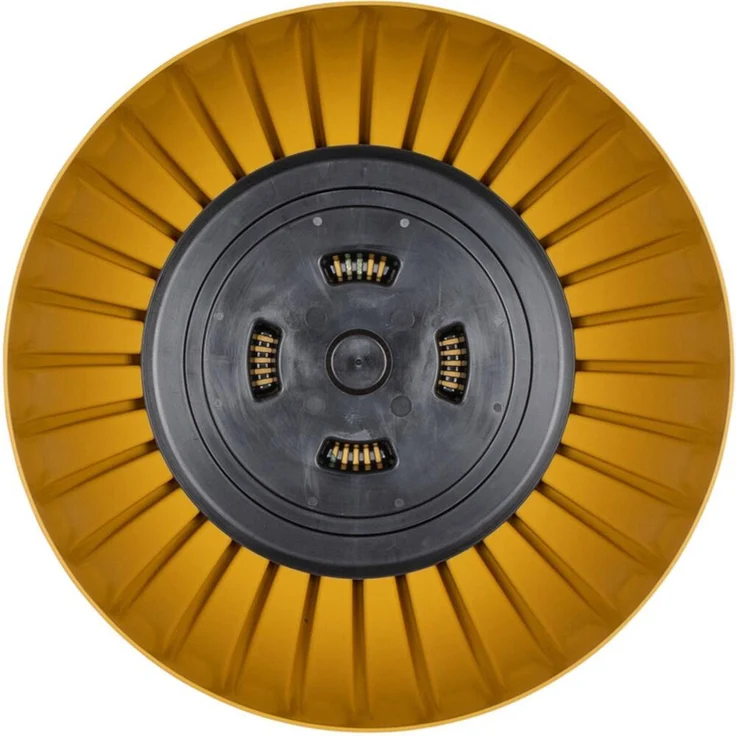 Pflanzschale PALMA curry 30 cm Kunststoff | Runde Blumenschale wetterfest UV-beständig für Innen- und Außenbereich modern schlicht – Bild 3