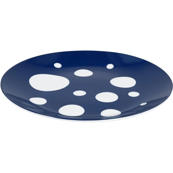 MamboCat Frühstücksteller 6er Set Pula blau Kuchenteller Porzellan 6 Pers Dessert-Teller Punkte – Bild 3