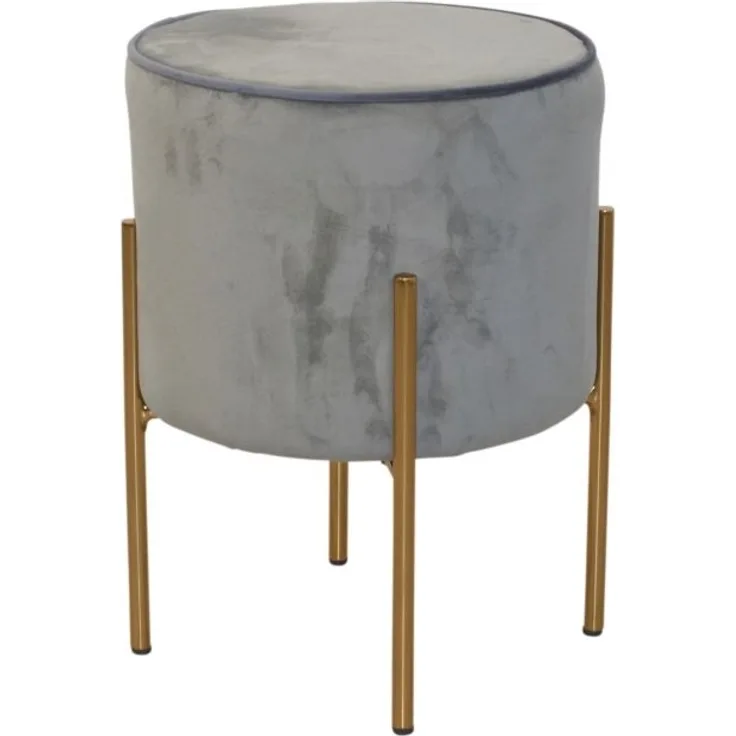 Polsterhocker/ -pouf "Daysi" grau