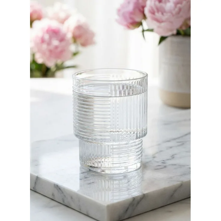 Hermia Concept 'LV-HLN346F' Gläser-Set (6-teilig), Transparent, 7 x 7 x 8,5 cm, 230 ml