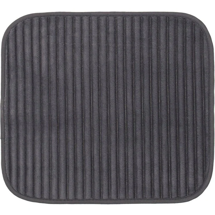 Gözze Badematte Berlin, Höhe 7 mm, rutschhemmend beschichtet, fußbodenheizungsgeeignet, Polyester, rechteckig, Badteppich, Uni Farben, Cord Optik, waschbar – Bild 2