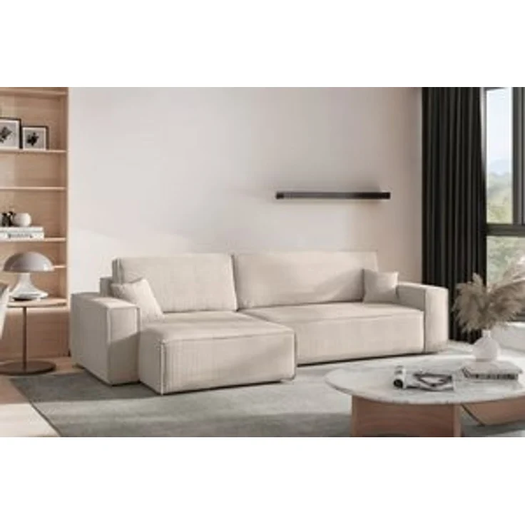Kaiser Möbel Ecksofa mit schlaffunktion und bettkasten, Eckcouch BEST XL stoff Poso, Mit Bettfunktion und Bettzeugfach – Bild 6