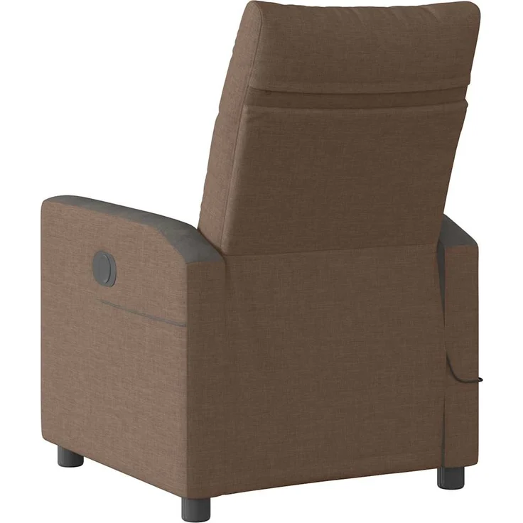 vidaXL Massagesessel Braun Stoff 4104835 – Bild 4