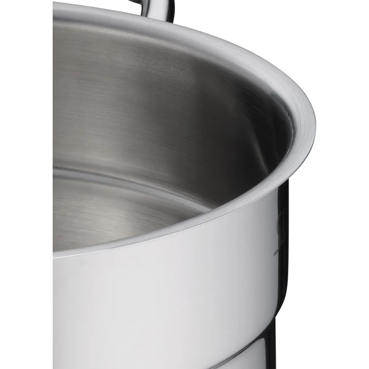 Silit Topf-Set Extra Cook Mini, Kochgeschirr-Set Induktion mit Glasdeckeln, stapelbar, Edelstahl 18/0 (Set, 8-tlg, 2 x Kochtopf 12/14cm, 2 x Bratentopf 12/14cm, 2 x Glasdeckel 12/14cm), SiliTherm Universalboden, breiter Schüttrand, spülmaschinengeeignet – Bild 10