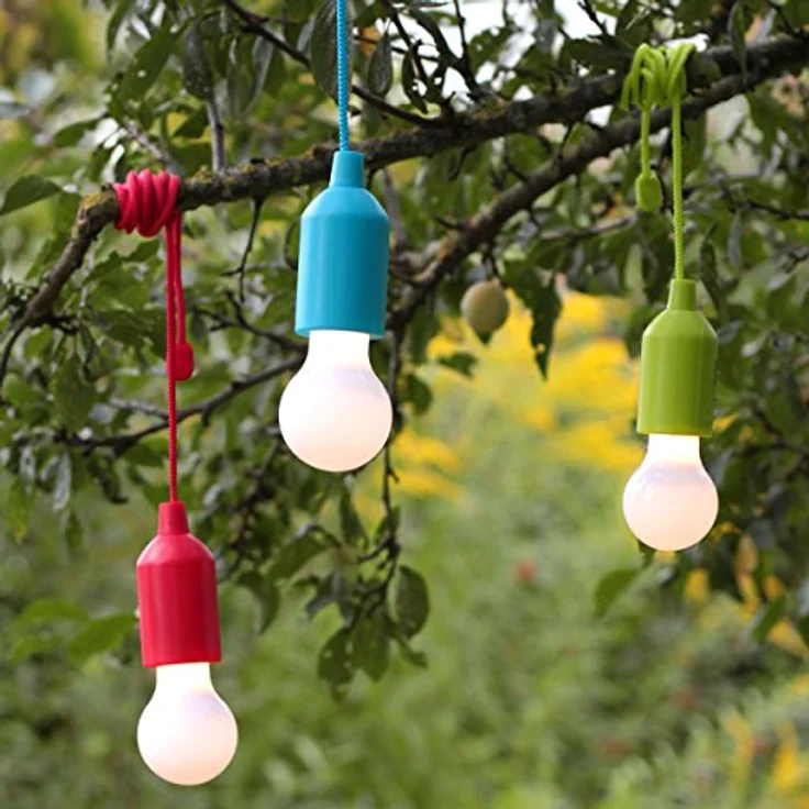 Ansmann HyCell Pull Light, tragbare LED Lampe in rot mit Zugschalter, warmweiß, inkl. AAA Batterien, ideal für Garten, Zelt, Camping und Dekoration – Bild 4