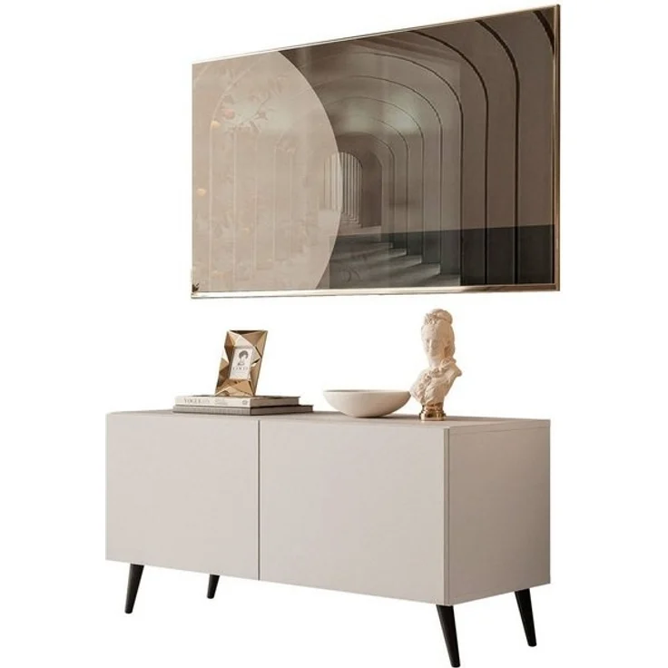Lookway Lowboard COLGANTE KASCHMIR 100 cm TV Schrank auf Beinen Fernsehschrank – Bild 4