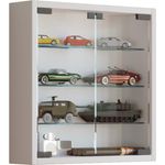 VCM Wandvitrine Mandosa 912942 Weiß H. 40 x B. 40 x T. 10 cm
