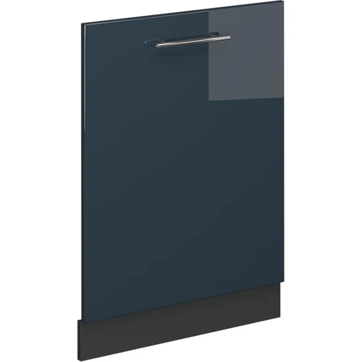 Geschirrspülblende Fame-Line Dunkelblau Hochglanz 60 cm ohne Arbeitsplatte Vicco – Bild 1