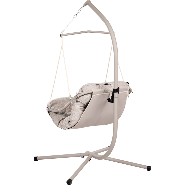 Hängesessel mit Gestell ALGHERO Metall Beige – Bild 5