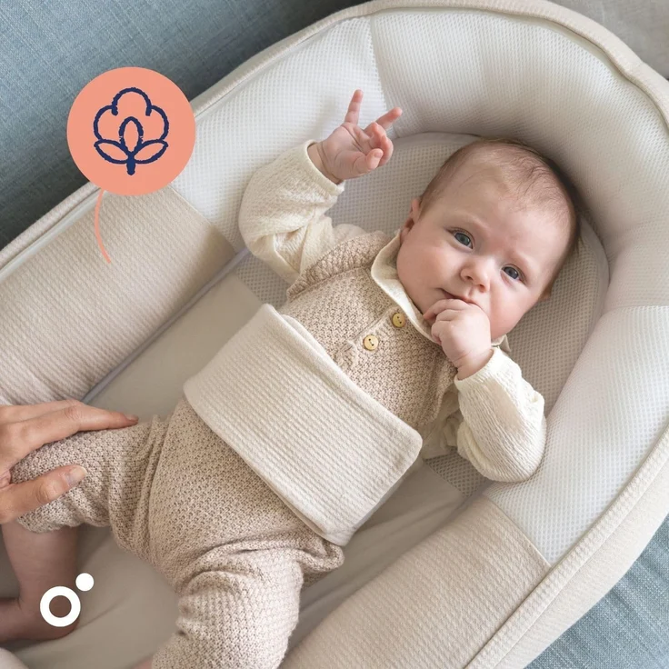 Babymoov doomoo Cocoon Reduzierstück Tetra Jersey Sand – Bild 4