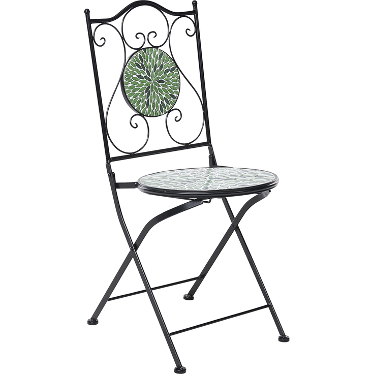 Bistro Set CIVATE Metall Schwarz – Bild 6