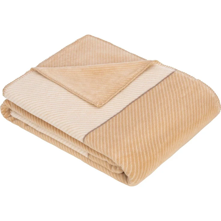 Wohndecke Jacquard Decke Austin, IBENA, 150x200 cm (Breite x Länge), einfarbig, Kuscheldecke – Bild 1