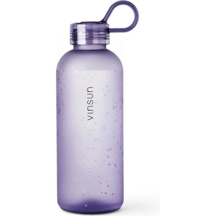 Vinsun Trinkflasche Trinkflasche 650ml, Kohlensäure geeignet, auslaufsicher, Tritan, BPA frei, bruchsicher, geruchs- und geschmacksneutral, auslaufsicher