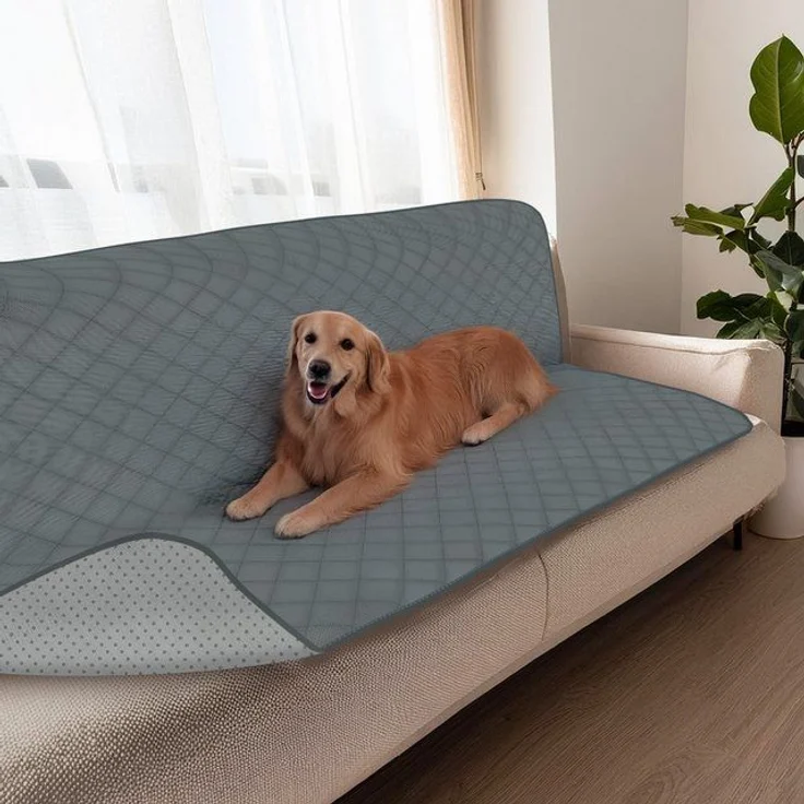 nobleza Hundematte Wasserdichte Hundedecke, Robuste Hundematte als Schutz für Sofa & Bett – Bild 4