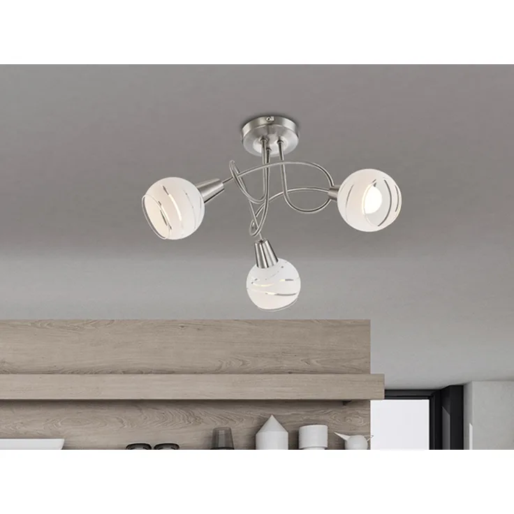 Deckenleuchte LED Wohnzimmer Deckenlampe Deckenstrahler 3-Flammig 54341-3