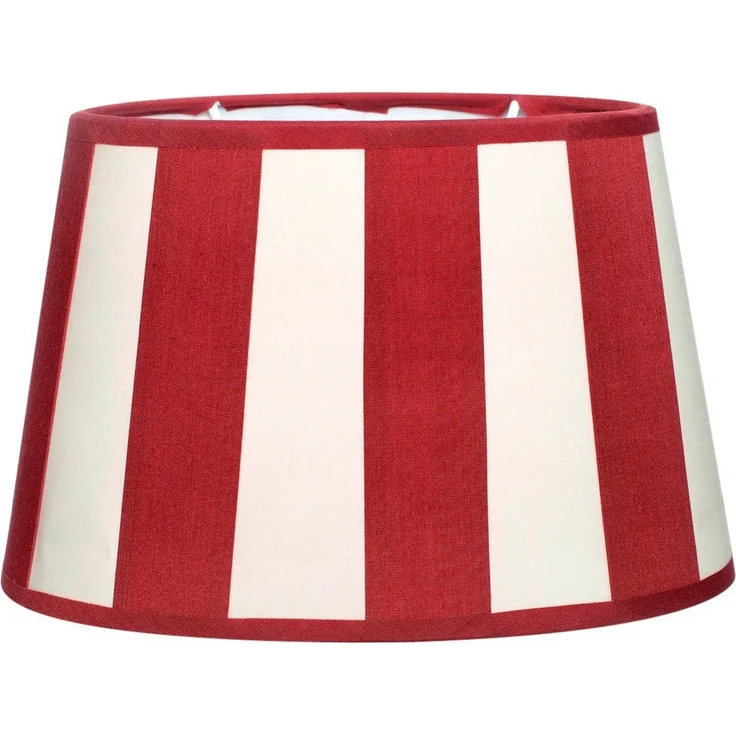Brillibrum Lampenschirm Lampenschirm gestreift oval rund Streifenmuster E27 E14 – Bild 5