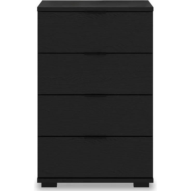 CARO-Möbel Nachtkommode PIANO, Kommode Nachttisch für Boxspringbetten mit 4 Schubladen Nachtschrank m – Bild 3