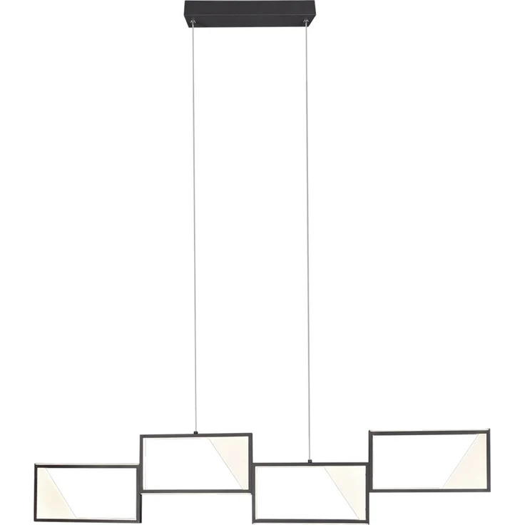 LED Pendelleuchte, anthrazit, Switch Dimmer, H 150 cm – Bild 1