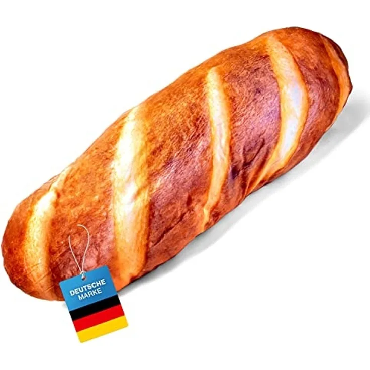 Feluna Sofakissen Baguette-Kissen Brotkissen, Stoffkissen in Brotform Zierkissen
