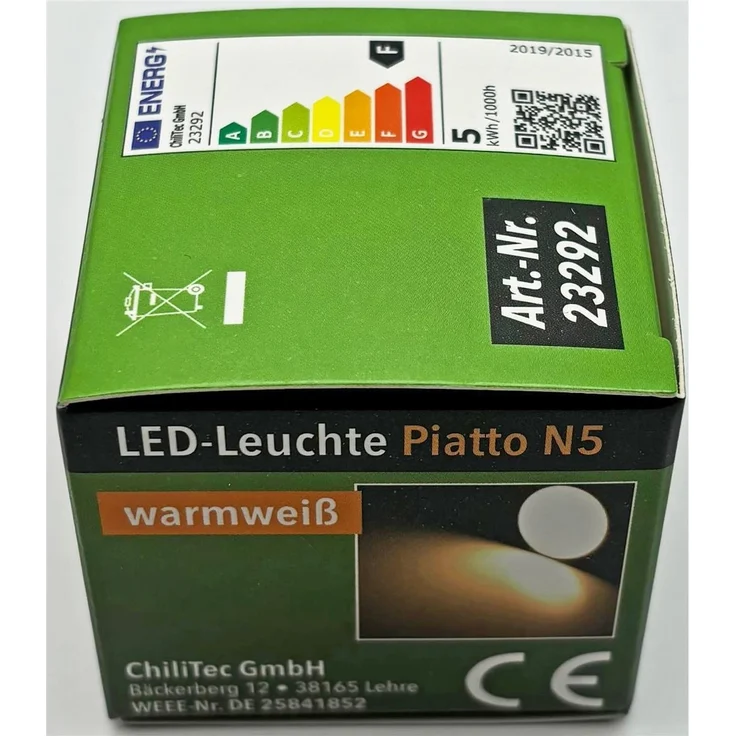 LED-Modul "Piatto N5" warmweiß38°, 2900K, 230V, 5W, 370lm, 50x24mm – Bild 9