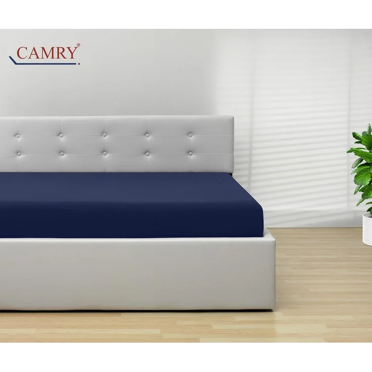 Camry Spannbettlaken CLASSIC Jersey 100% Baumwolle Spannbetttuch atmungsaktiv Gummizug, Jersey Baumwolle, Gummizug: rundum, 100% Baumwolle, alle Matratzenhöhen, atmungsaktiv, pflegeleicht – Bild 2