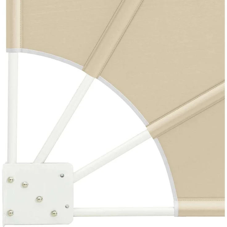 vidaXL Balkon Sichtschutz Beige 115 x 115 cm Polyester 42000907 – Bild 6