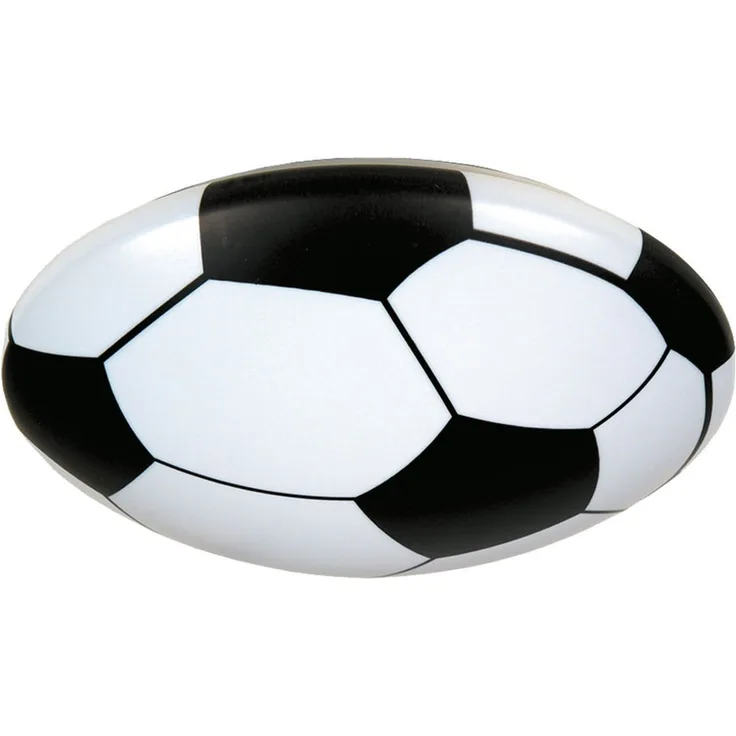 Deckenleuchte für Fussball-Fans, Deckenschale mit bruchsicherem Schirm, FUSSBALL