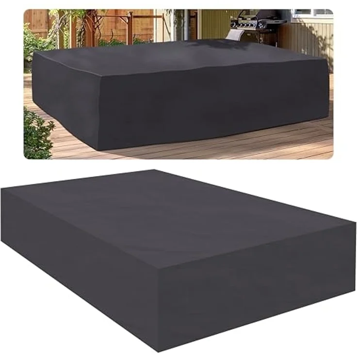 habeig Gartenmöbel-Schutzhülle XXL Schutzhülle Gartenmöbel 300x250x80cm 140g/m² PP Woven Sitzgruppe, 100% Wasserdicht – Bild 6