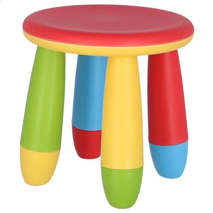 Mueblear 90055 Kinder-Hocker, Kunststoff, 20 x 15 x 26 cm rot – Bild 6