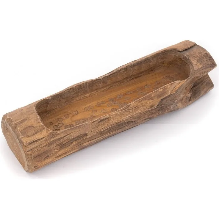 DESIGN DELIGHTS Dekoschale Naturholzschale "FIORE 40", 40x13 cm (BxT), Holz massivholz, Holzsch