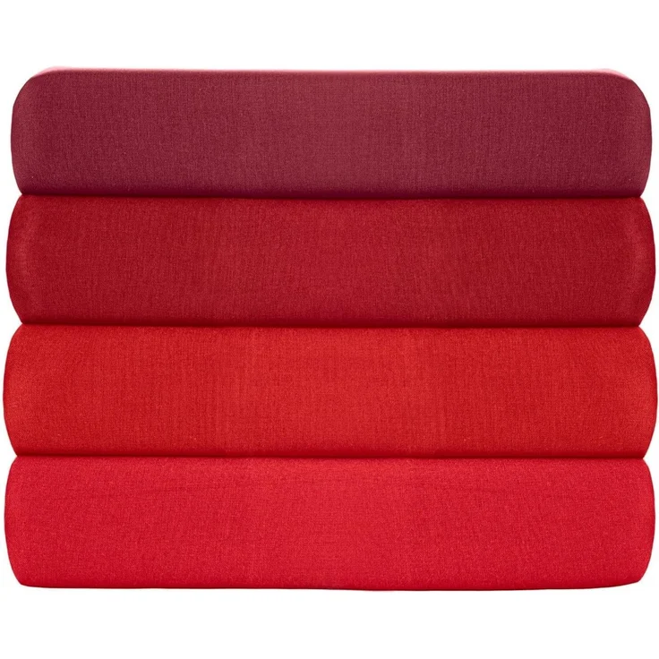 L'essentiel Maison 'Tonne Rosse - 90' Oxford-Kissenbezug-Set (2-teilig) (DE), Dunkelrot, 80+5 x 80 cm – Bild 3