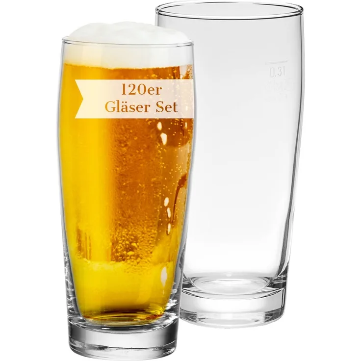 Van Well Willi Becher 0,3 l geeicht 120er Set