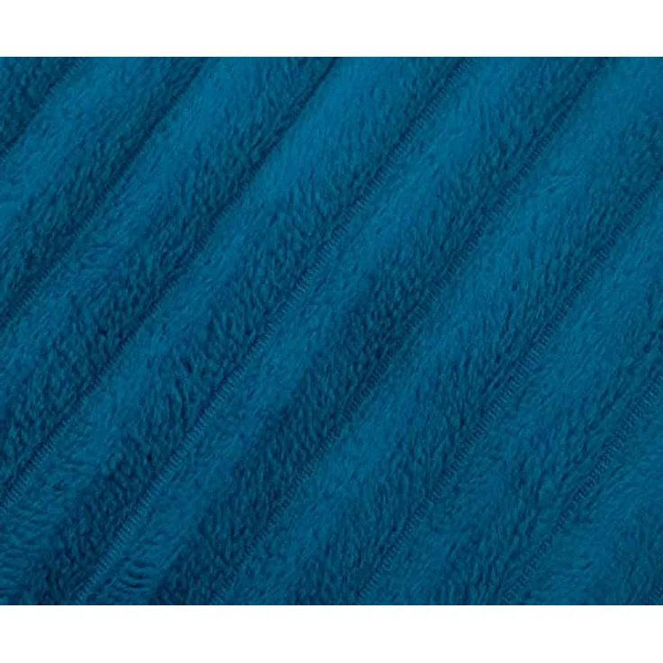 Wohndecke GÖZZE Decke FEINCORD petrol BT 200x150 cm türkis Wohndecke, Gözze – Bild 7