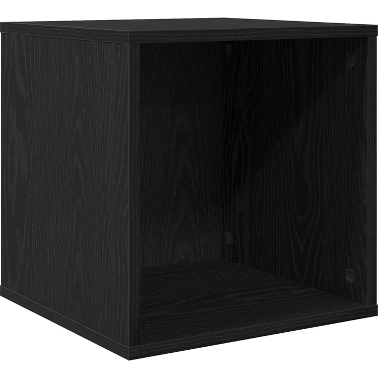 vidaXL Vinyl Album Box 2 stk. Schwarz Eichen-Optik 37 x 36,5 x 38 cm 8012845 – Bild 4