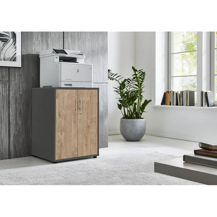 BMG Möbel Aktenschrank Druckerschrank Office Edition (geeignet für 3D Drucker und Office Drucker) Höhe 74 cm, optimale Ergänzung zu Schreibtischen – Bild 2