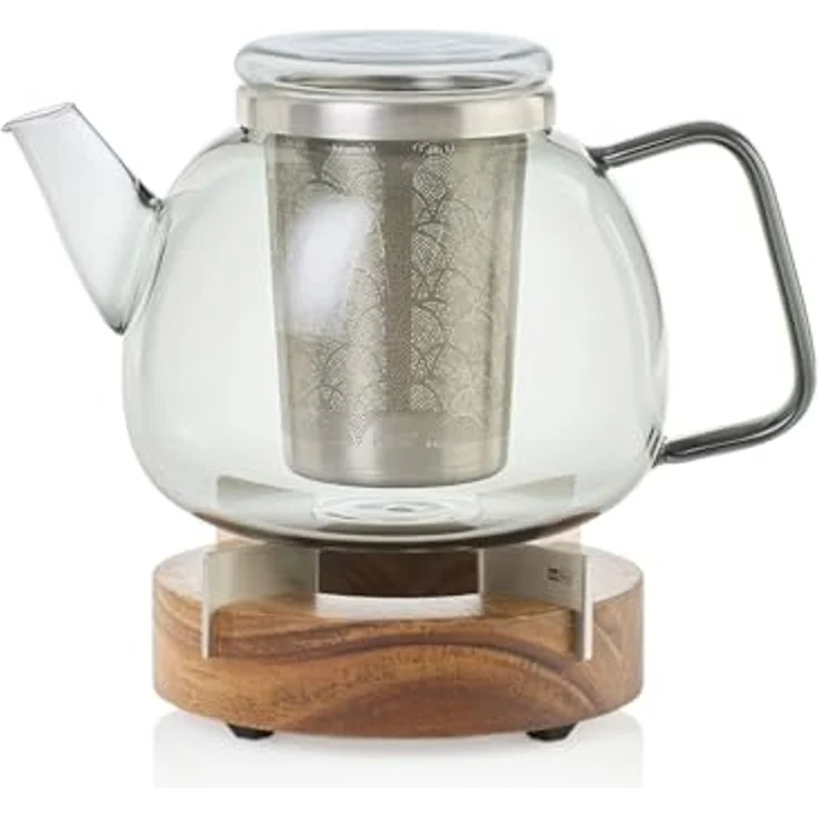 Adhoc Yuna Teekanne 1,2 l Glas / Edelstahl – Bild 4